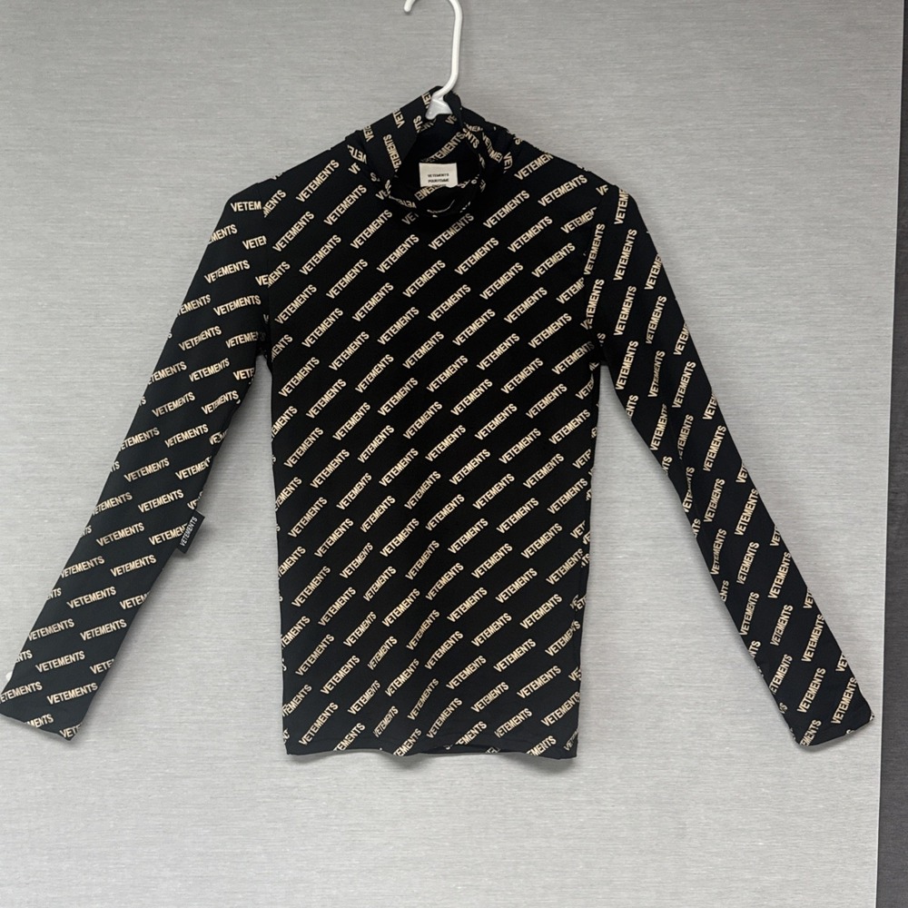 Vetements All-Over Print Jersey Knit Top - S - Cotton 2020 Demna Gvasalia